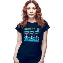 Load image into Gallery viewer, Secret_Shirts Fitted Shirts, Woman / Small / Navy Three Storms
