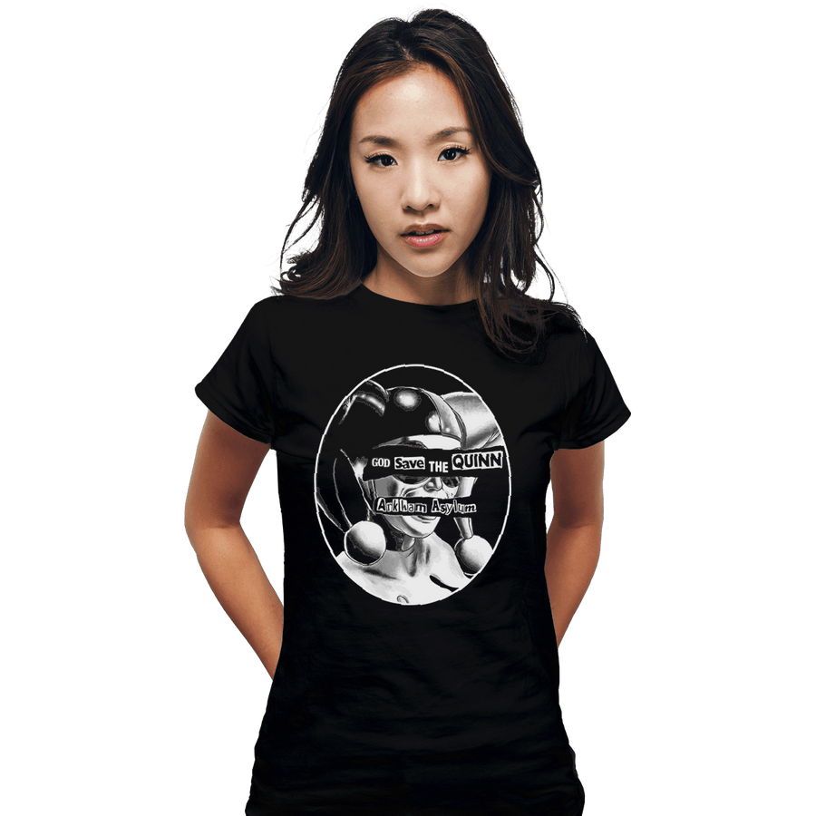 Shirts Fitted Shirts, Woman / Small / Black Ddjvigo's God Save the Quinn