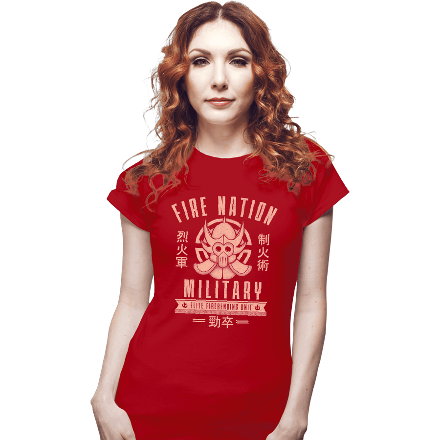 Shirts Fitted Shirts, Woman / Small / Red Fire is Fierce