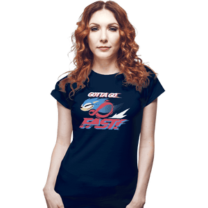 Shirts Fitted Shirts, Woman / Small / Navy Supersonic