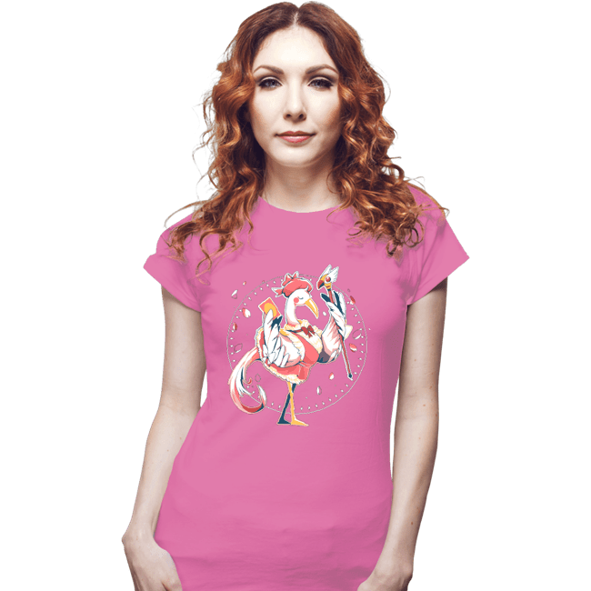 Daily_Deal_Shirts Fitted Shirts, Woman / Small / Azalea Captor Bird