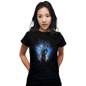 Shirts Fitted Shirts, Woman / Small / Black Goblin King Art