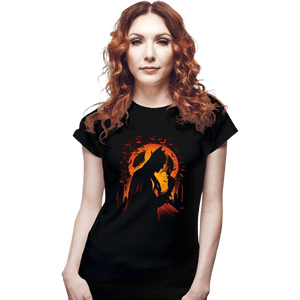 Daily_Deal_Shirts Fitted Shirts, Woman / Small / Black Vengeant Night