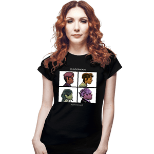 Shirts Fitted Shirts, Woman / Small / Black Dunderheadz