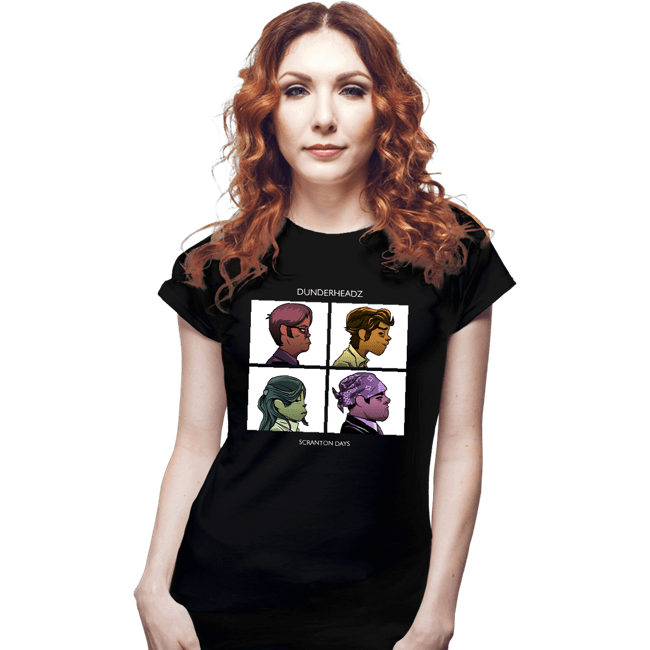 Shirts Fitted Shirts, Woman / Small / Black Dunderheadz