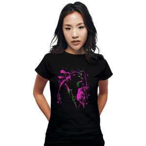 Daily_Deal_Shirts Fitted Shirts, Woman / Small / Black Intellectual Ninja