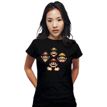 Load image into Gallery viewer, Daily_Deal_Shirts Fitted Shirts, Woman / Small / Black Brohemian Rhapsody
