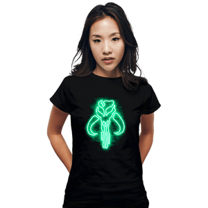 Secret_Shirts Fitted Shirts, Woman / Small / Black Club Mando