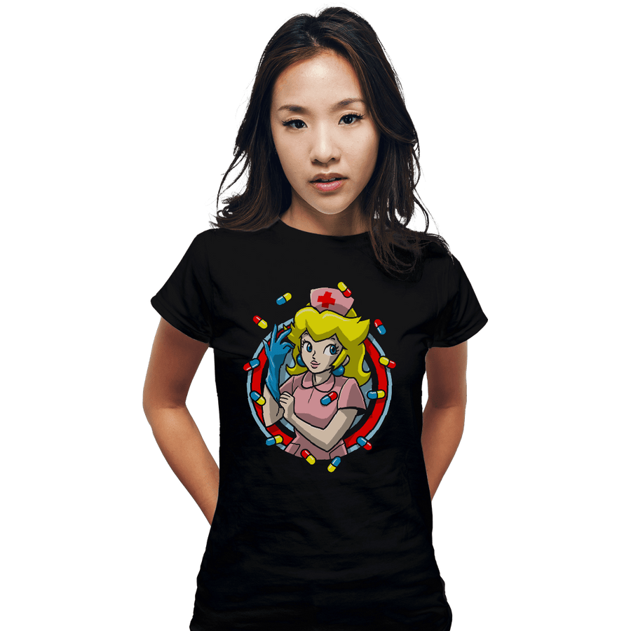Shirts Fitted Shirts, Woman / Small / Black Nurse Toadstool