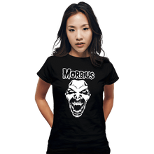 Load image into Gallery viewer, Daily_Deal_Shirts Fitted Shirts, Woman / Small / Black Morbius!
