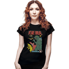 Load image into Gallery viewer, Shirts Fitted Shirts, Woman / Small / Black Kaiju Sentai
