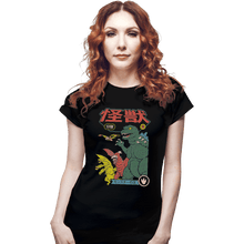 Load image into Gallery viewer, Shirts Fitted Shirts, Woman / Small / Black Kaiju Sentai
