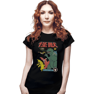 Shirts Fitted Shirts, Woman / Small / Black Kaiju Sentai