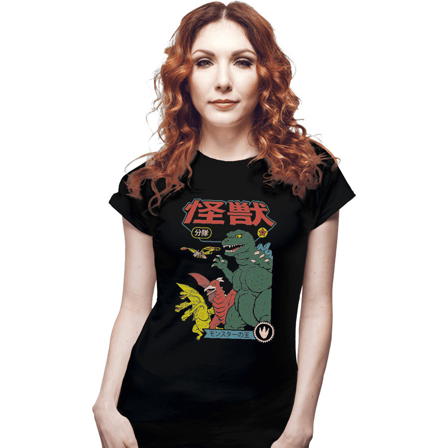 Shirts Fitted Shirts, Woman / Small / Black Kaiju Sentai