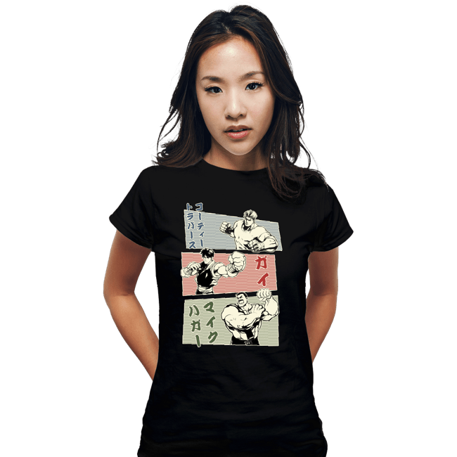 Secret_Shirts Fitted Shirts, Woman / Small / Black Final Fight