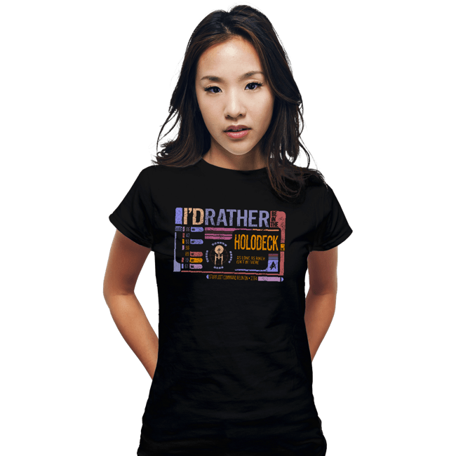 Shirts Fitted Shirts, Woman / Small / Black Holodeck Reunion