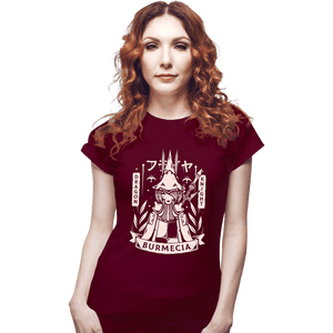 Secret_Shirts Fitted Shirts, Woman / Small / Maroon Freya Dragon Knight