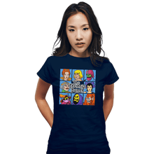 Load image into Gallery viewer, Shirts Fitted Shirts, Woman / Small / Navy The Eternia Bunch
