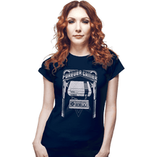 Load image into Gallery viewer, Secret_Shirts Fitted Shirts, Woman / Small / Navy Forever Gamer NES
