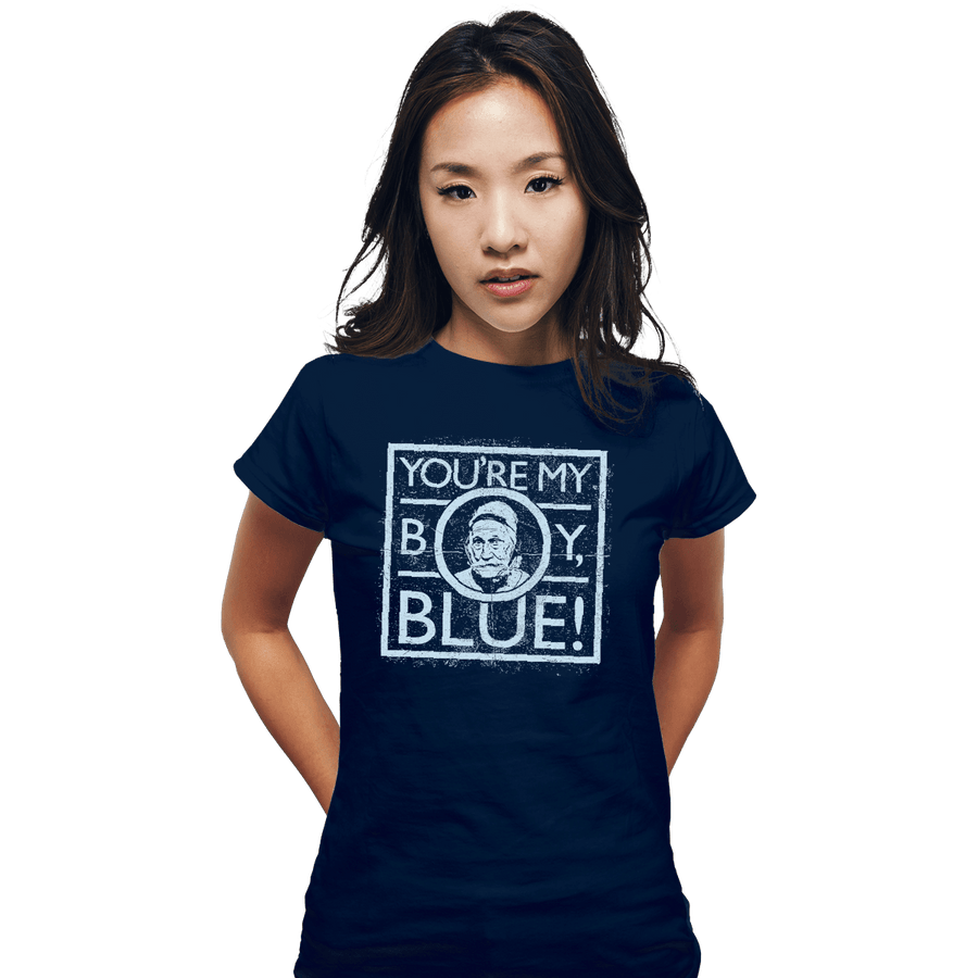 Shirts Fitted Shirts, Woman / Small / Navy Blue