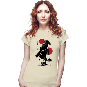 Daily_Deal_Shirts Fitted Shirts, Woman / Small / White Ruthless Bounty Hunter