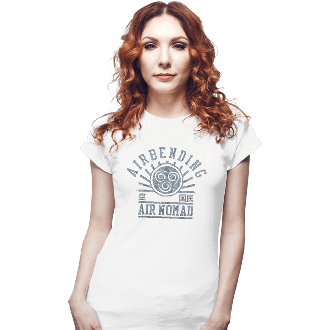 Shirts Fitted Shirts, Woman / Small / White Air Bending