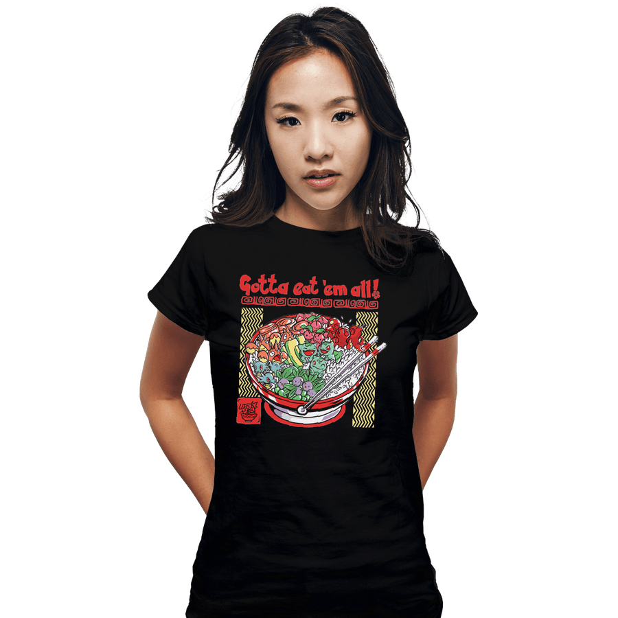 Secret_Shirts Fitted Shirts, Woman / Small / Black Poke Bowl Secret Sale