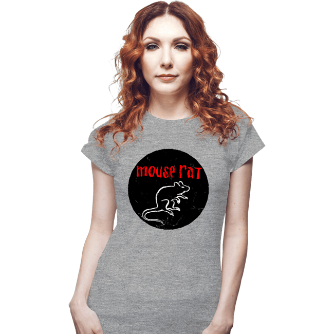 Secret_Shirts Fitted Shirts, Woman / Small / Sports Grey Mouse Rat