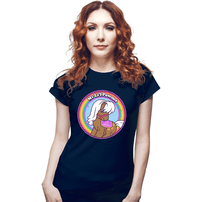 Shirts Fitted Shirts, Woman / Small / Navy My Li'l Pawnee