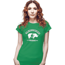 Load image into Gallery viewer, Daily_Deal_Shirts Fitted Shirts, Woman / Small / Irish Green Warm!
