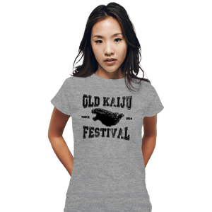 Shirts Fitted Shirts, Woman / Small / Sports Grey Old Kaiju Festival