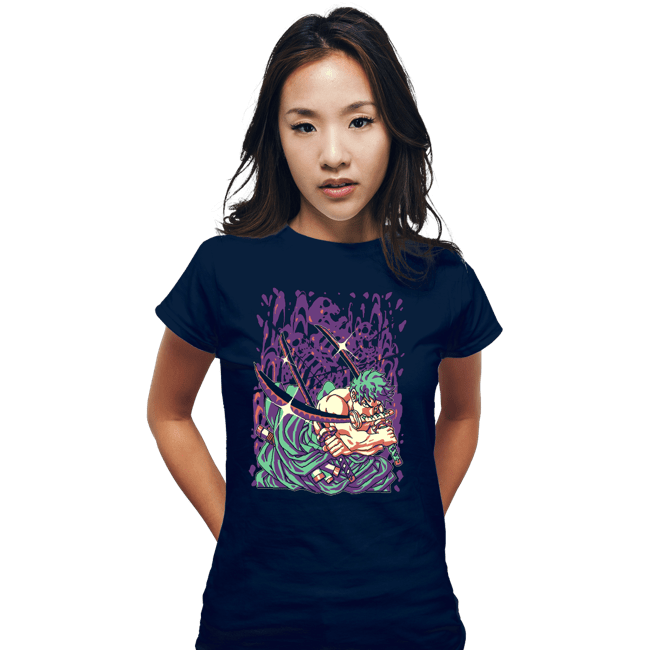 Secret_Shirts Fitted Shirts, Woman / Small / Navy Zoro
