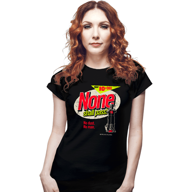 Secret_Shirts Fitted Shirts, Woman / Small / Black None Shall Pass