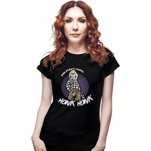 Secret_Shirts Fitted Shirts, Woman / Small / Black Honk Honk!
