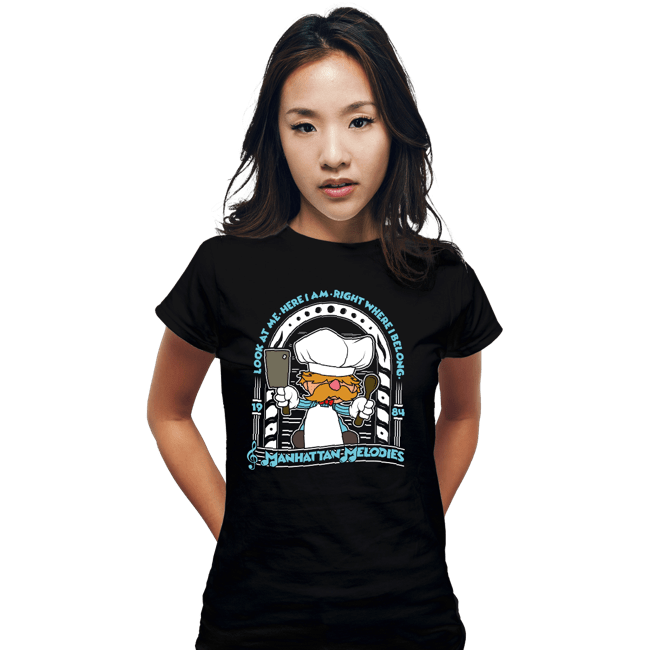 Shirts Fitted Shirts, Woman / Small / Black Swedish Chef Melodies