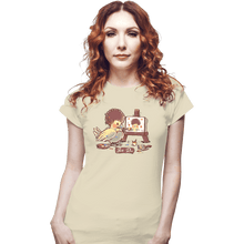 Load image into Gallery viewer, Secret_Shirts Fitted Shirts, Woman / Small / White Birb-Ross
