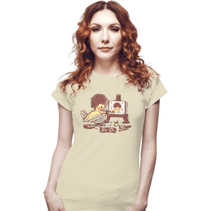 Secret_Shirts Fitted Shirts, Woman / Small / White Birb-Ross