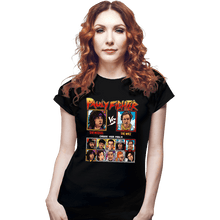Load image into Gallery viewer, Secret_Shirts Fitted Shirts, Woman / Small / Black Pauly Fighter

