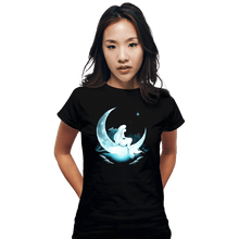Load image into Gallery viewer, Daily_Deal_Shirts Fitted Shirts, Woman / Small / Black Mermaid Dream
