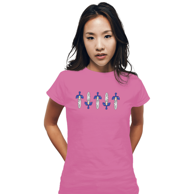 Daily_Deal_Shirts Fitted Shirts, Woman / Small / Azalea Five Swords Adventures