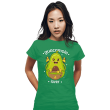 Load image into Gallery viewer, Shirts Fitted Shirts, Woman / Small / Irish Green Guacamole Lover
