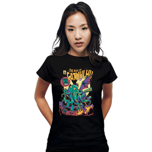 Secret_Shirts Fitted Shirts, Woman / Small / Black Rise Of Cathulu