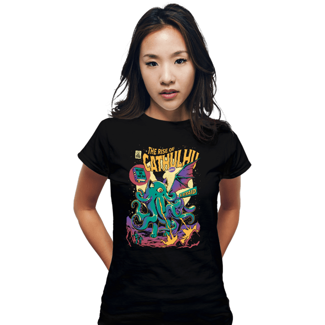 Secret_Shirts Fitted Shirts, Woman / Small / Black Rise Of Cathulu