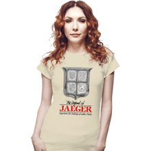 Load image into Gallery viewer, Shirts Fitted Shirts, Woman / Small / White The Legend Of Jaeger
