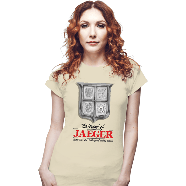 Shirts Fitted Shirts, Woman / Small / White The Legend Of Jaeger