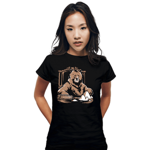 Daily_Deal_Shirts Fitted Shirts, Woman / Small / Black Bearface