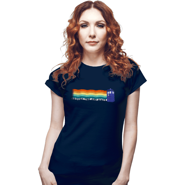 Secret_Shirts Fitted Shirts, Woman / Small / Navy Through Time And Space