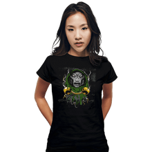 Load image into Gallery viewer, Shirts Fitted Shirts, Woman / Small / Black Doom Style
