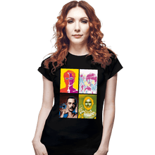 Load image into Gallery viewer, Daily_Deal_Shirts Fitted Shirts, Woman / Small / Black Nerdy 4

