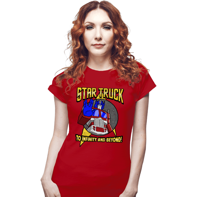 Secret_Shirts Fitted Shirts, Woman / Small / Red Startruck